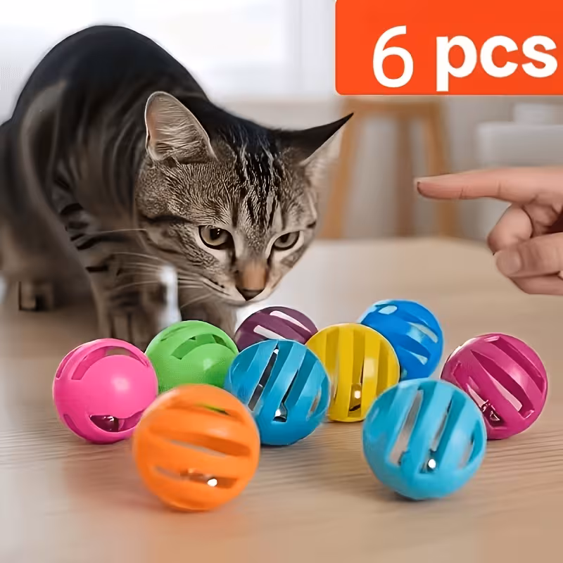 6 іграшок для котів із дзвіночками