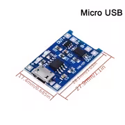 Модулі заряджання TP4056 з USB-C, 5 В 1 А (5 шт., без акумуляторів) — 3