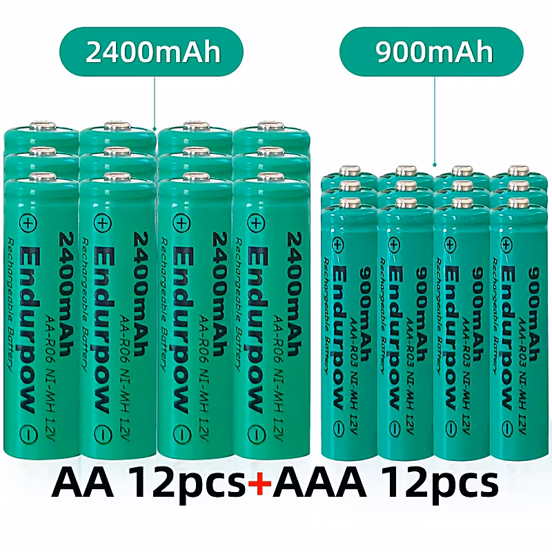 Акумуляторні батарейки AA Ni-MH Endurpow (2 шт.) — 9