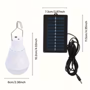 Сонячний підвісний LED-ліхтар з панеллю (1 шт.) — 2