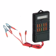USB-адаптер живлення із затискачами для акумулятора, JLT-C006 (червоний) — 4