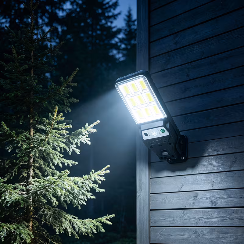 Сонячний LED-світильник з датчиком руху, окремою панеллю та пультом (1 шт.)