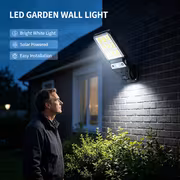 Сонячний LED-світильник з датчиком руху, окремою панеллю та пультом (1 шт.) — 7
