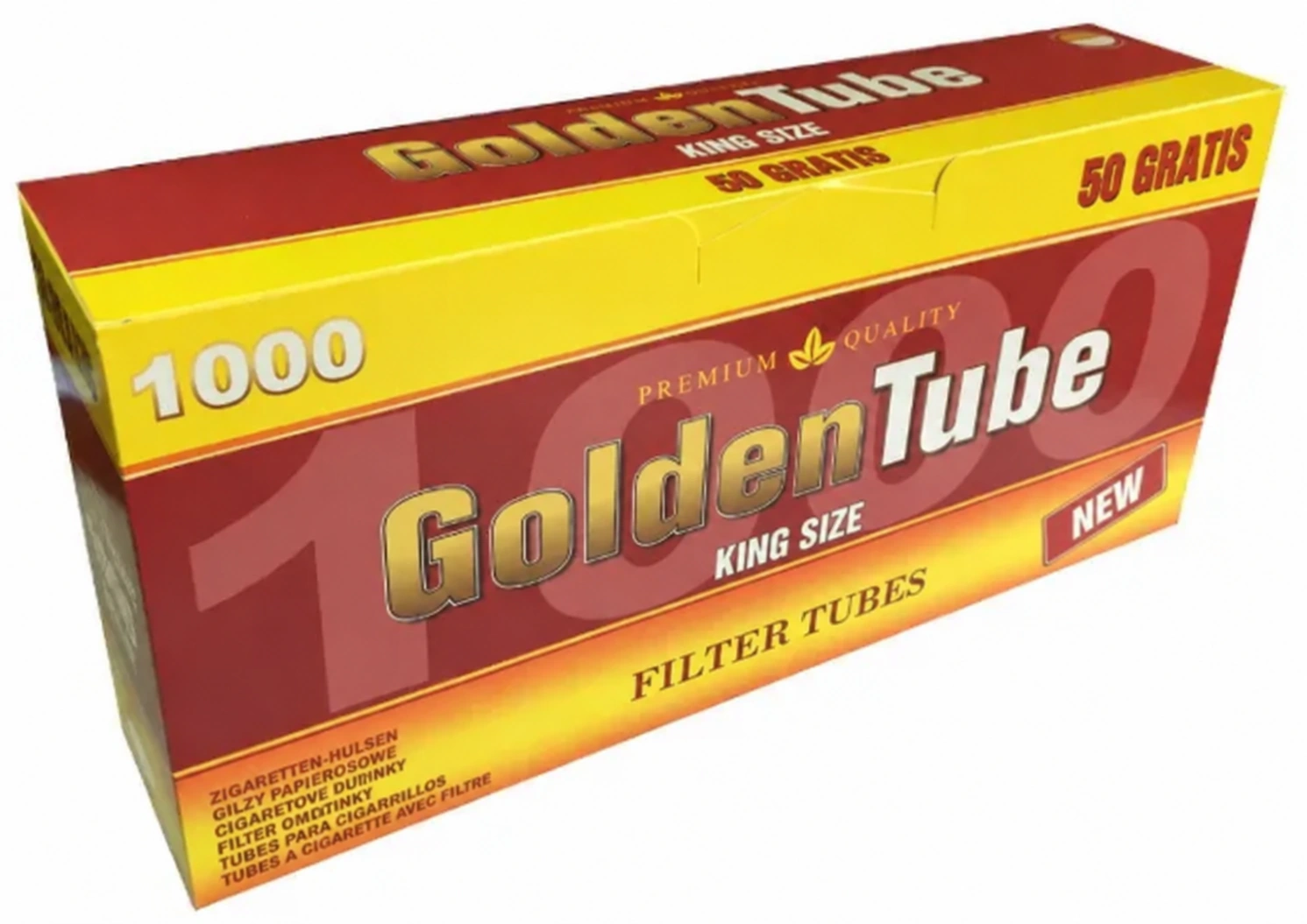 Сигаретні гільзи Golden Tube 1000 шт.