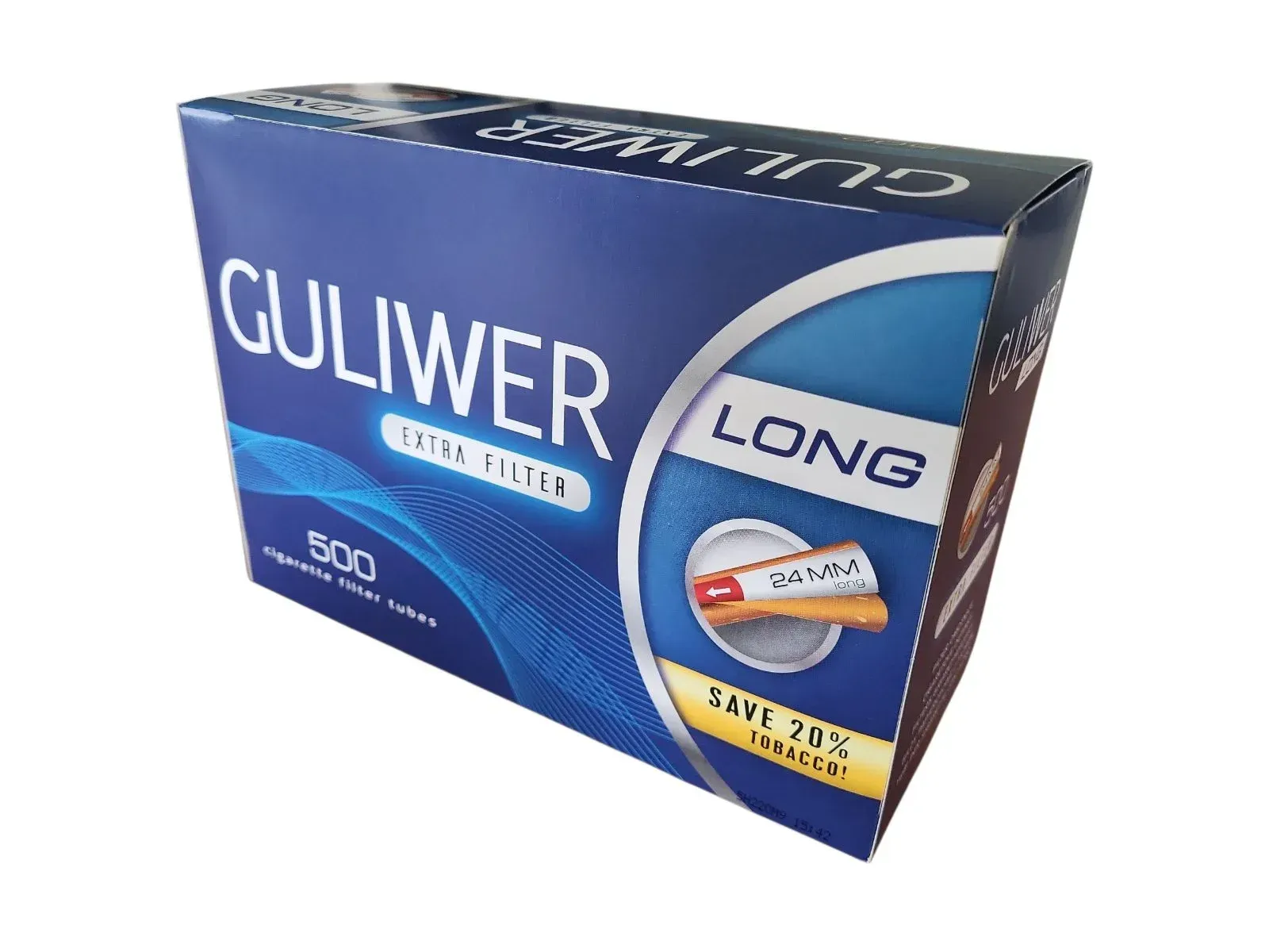 Сигаретні гільзи Guliwer Long 500, фільтр 24 мм