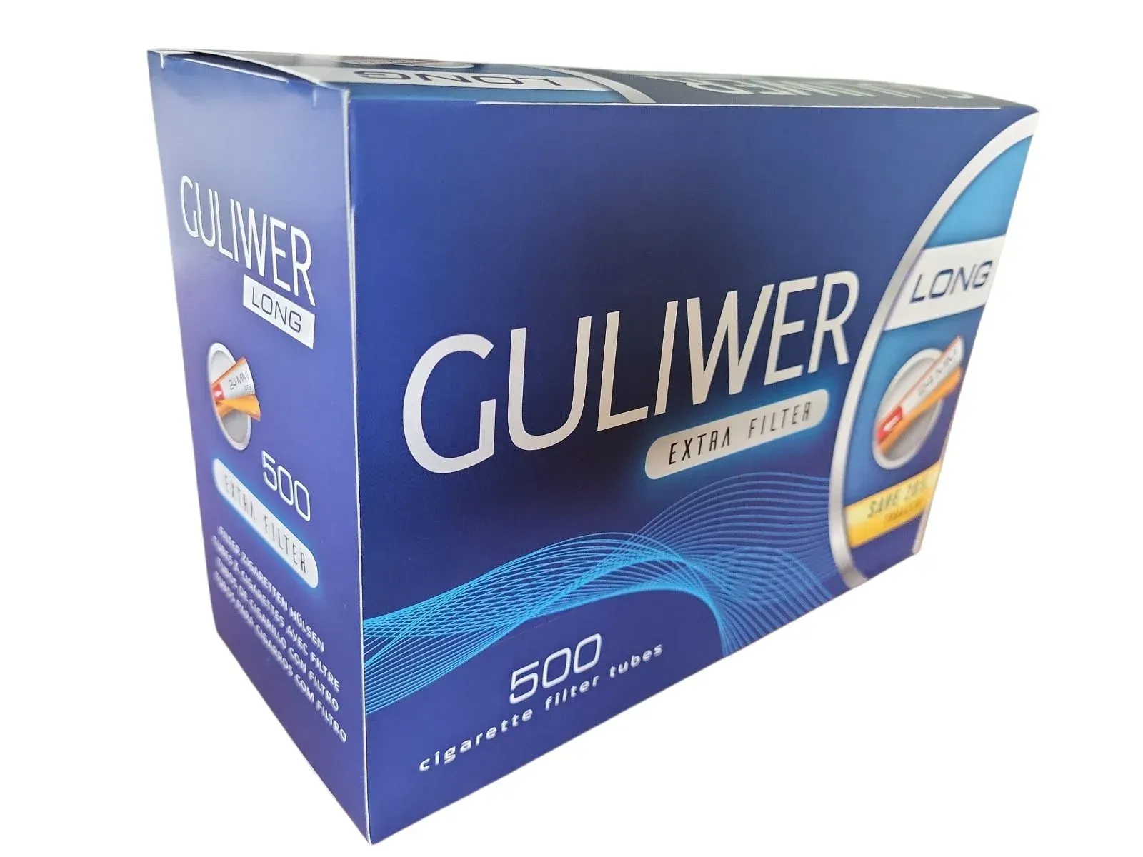 Сигаретні гільзи Guliwer Long 500, фільтр 24 мм — 2