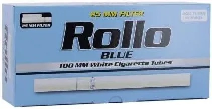 Сигаретні гільзи Rollo Blue King Size 200, довжина 100 мм, фільтр 25 мм