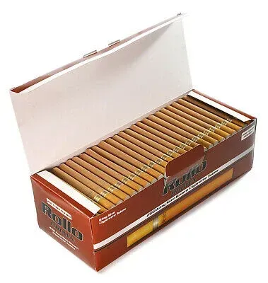 Коричневі сигаретні гільзи Rollo Brown King Size 200