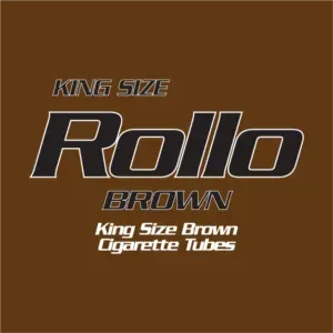 Коричневі сигаретні гільзи Rollo Brown King Size 200 — 3