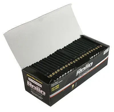 Сигаретні гільзи Rollo Eclipse King Size 200, чорні — 2