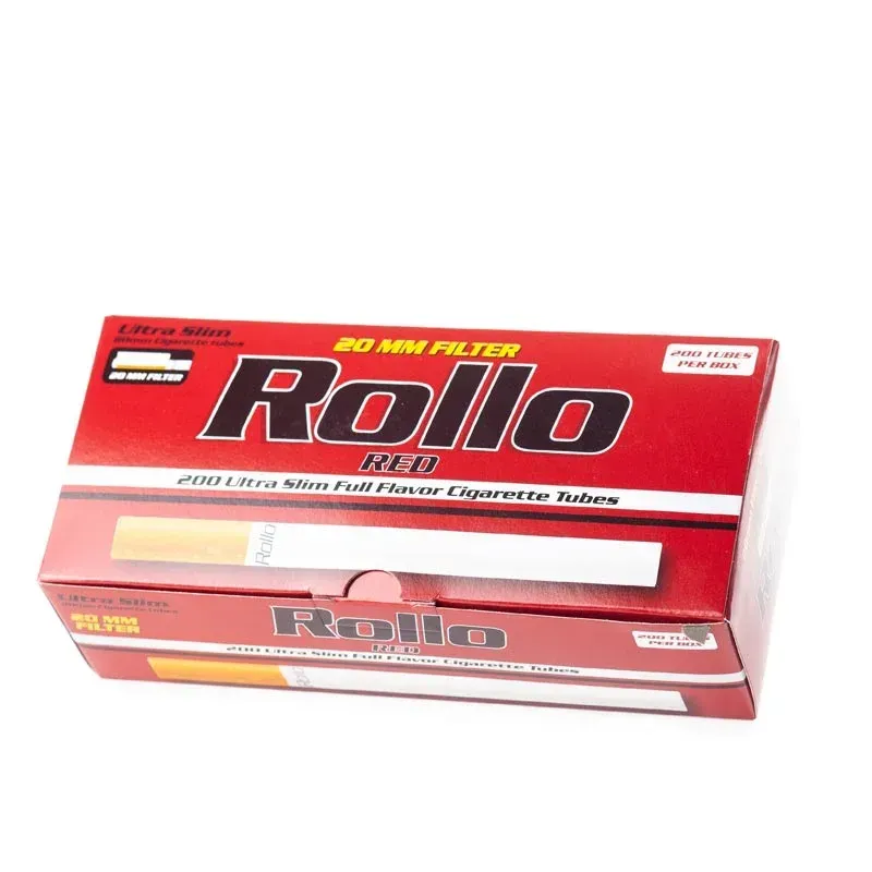 Сигаретні гільзи Rollo Red Ultra Slim 200, діаметр 6,5 мм