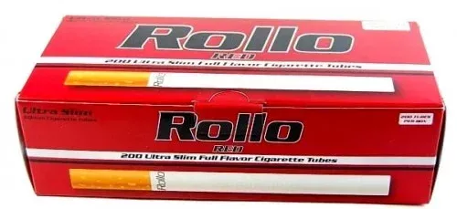 Сигаретні гільзи Rollo Red Ultra Slim 200, діаметр 6,5 мм — 2