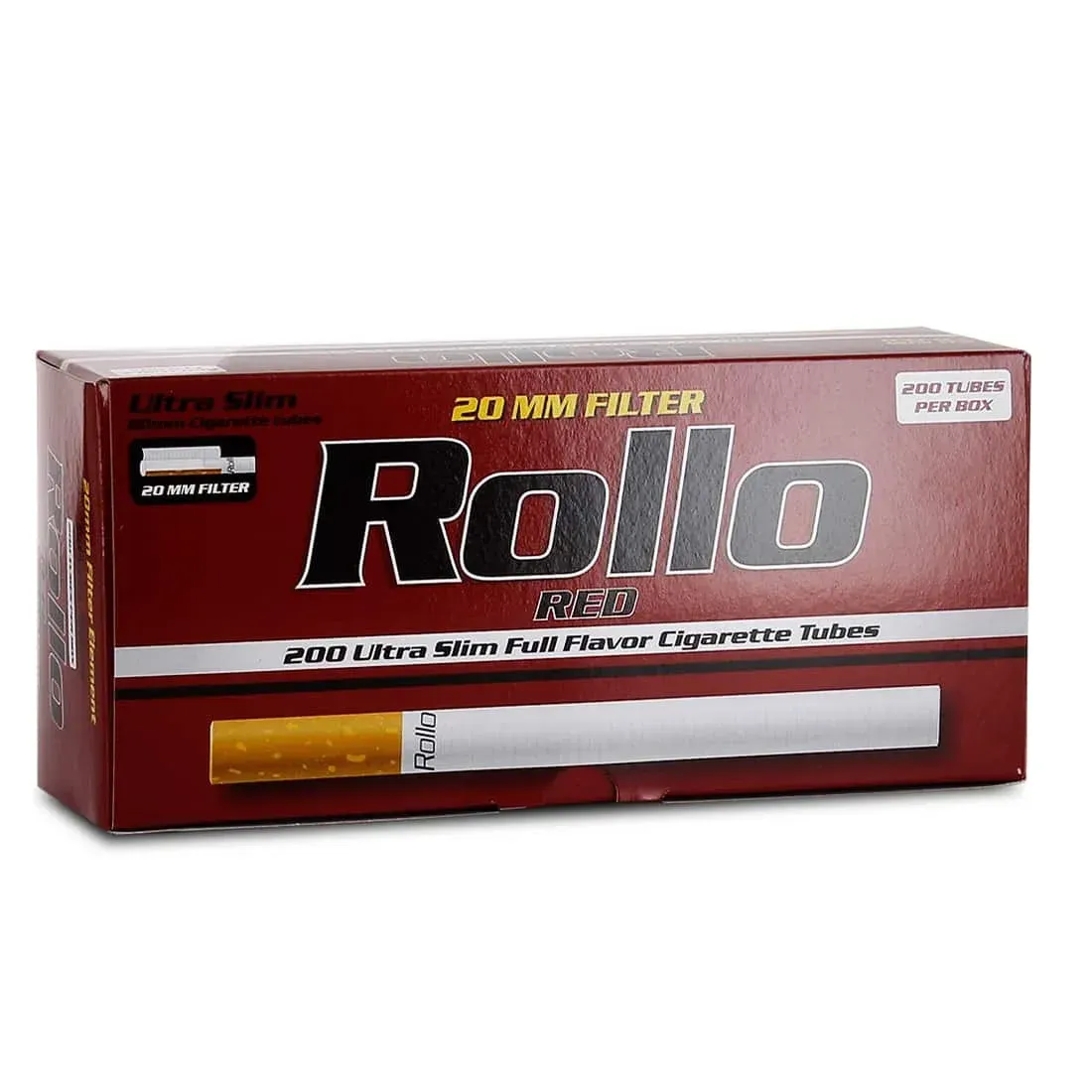 Сигаретні гільзи Rollo Red Ultra Slim 200, діаметр 6,5 мм — 3