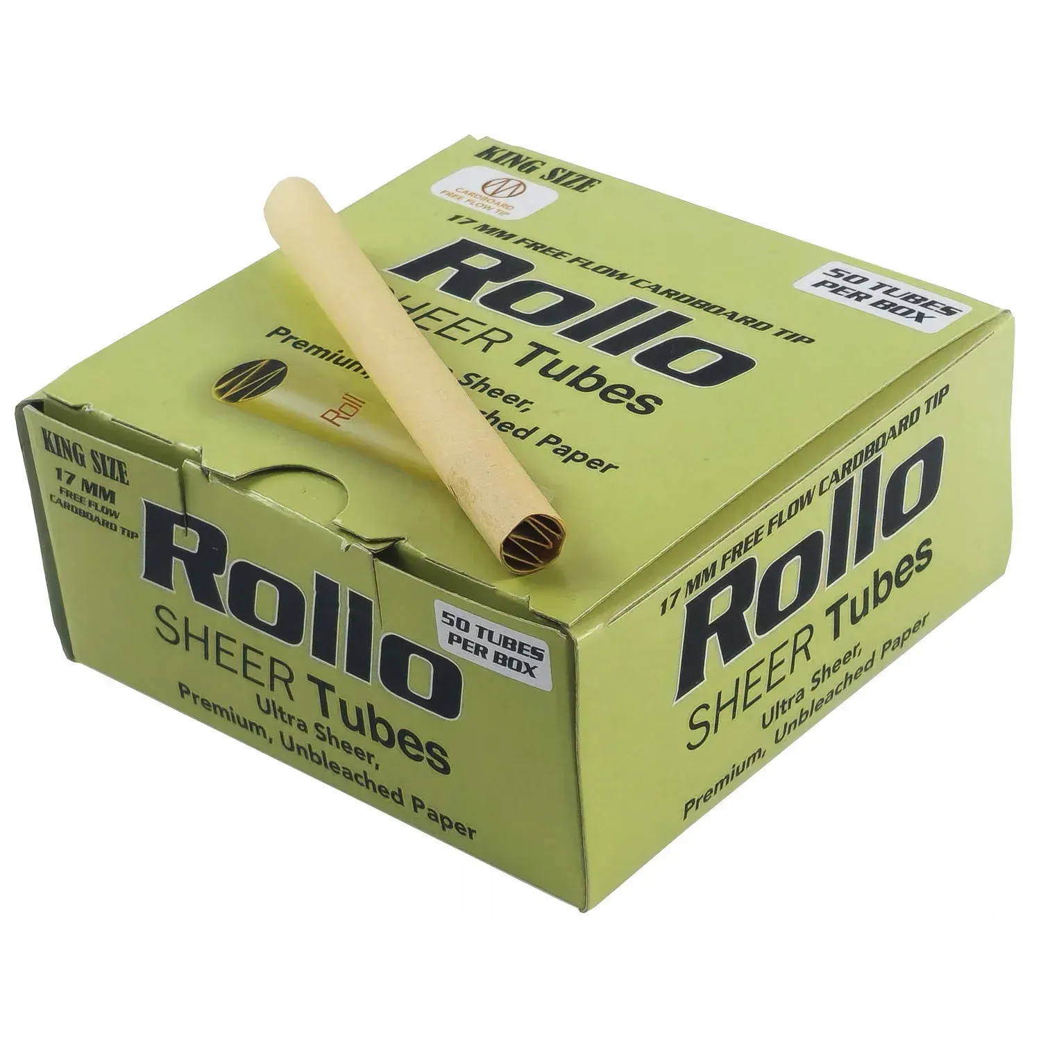 Сигаретні гільзи Rollo Sheer 50 з органічного невибіленого паперу — 3