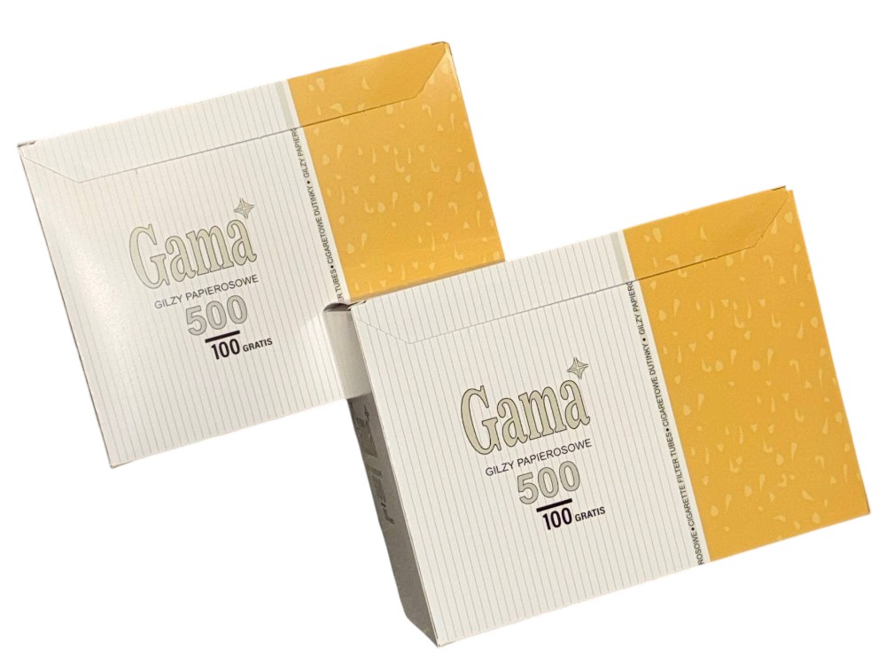 Сигаретні гільзи Gama 1000 шт (2*500 шт)