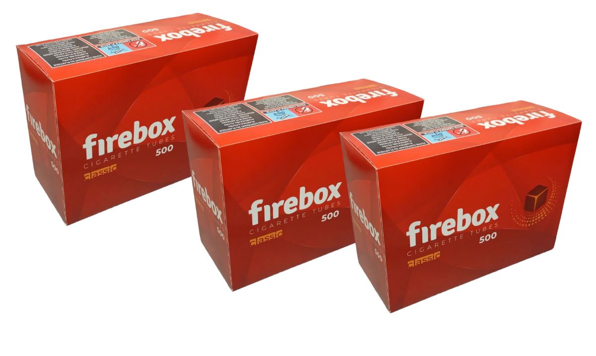 Сигаретні гільзи Firebox 1500 шт (3*500 шт)