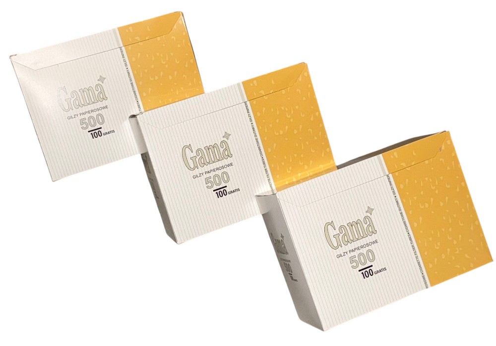 Сигаретні гільзи Gama 1500 шт (3*500 шт)