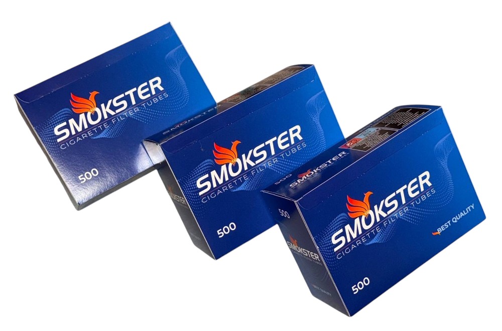 Сигаретні гільзи Smokster 1500шт (3*500 шт)