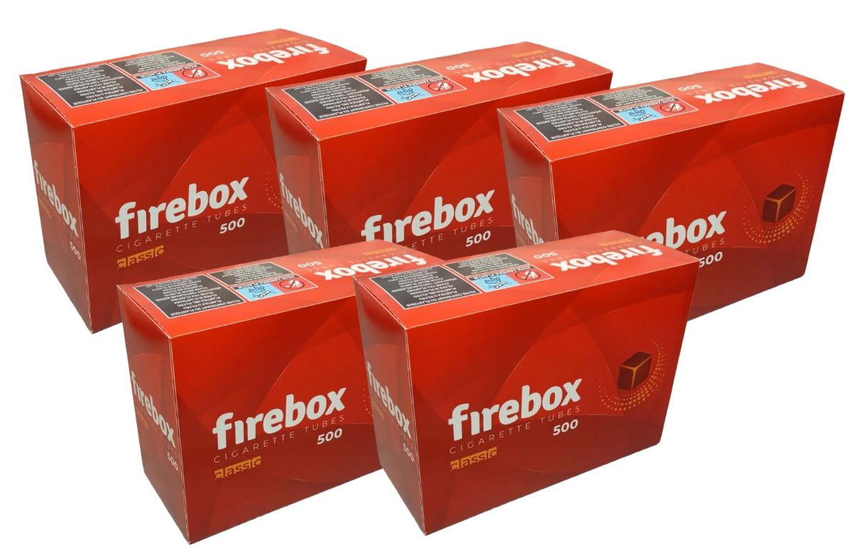 Сигаретні гільзи Firebox 2500 шт (5*500 шт)