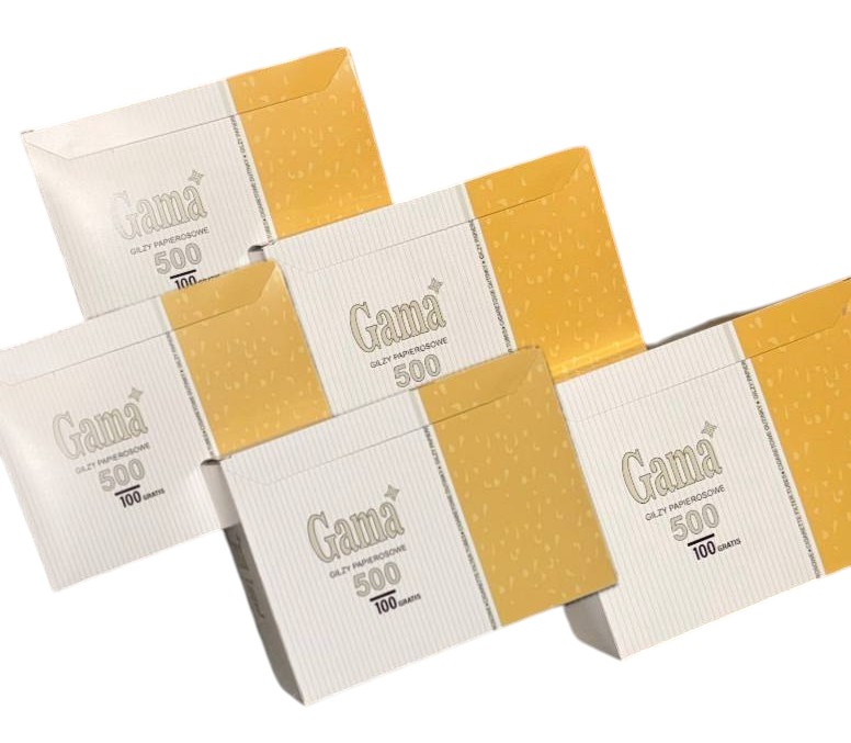 Сигаретні гільзи Gama 2500 шт (5*500 шт)