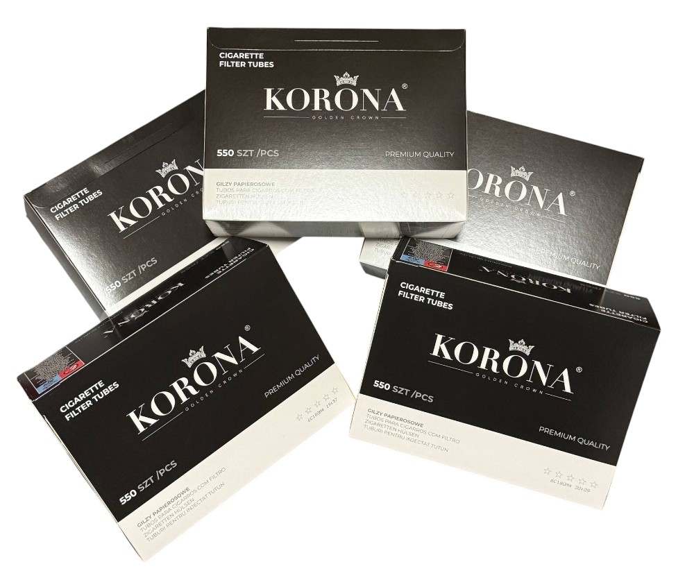 Сигаретні гільзи Korona 2750 шт (5*550 шт)