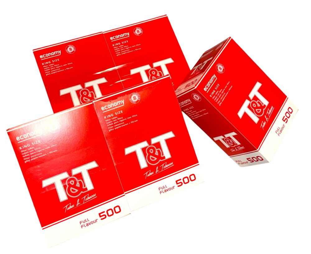 Сигаретні гільзи T&T 2500 шт (5*500 шт)