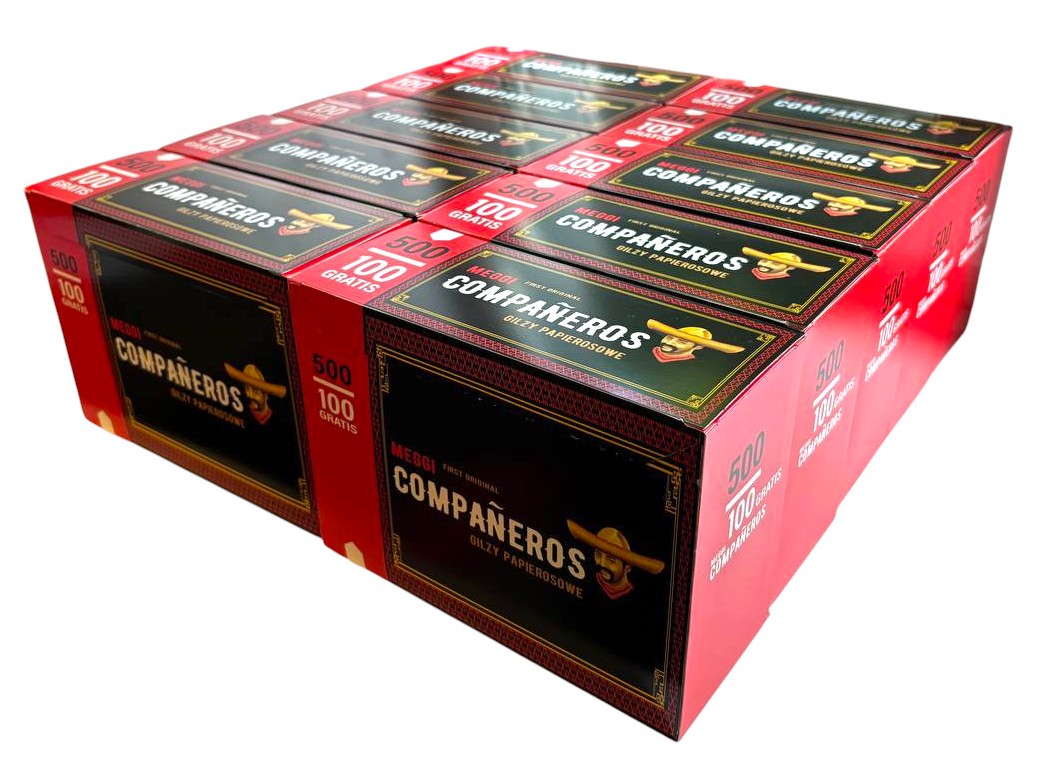 Сигаретні гільзи Companeros 5000 шт. — ящик