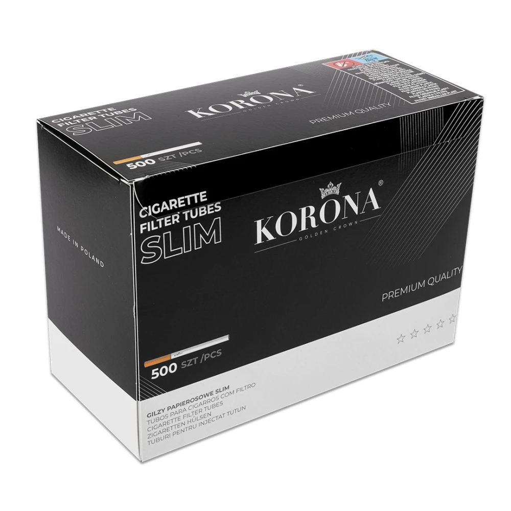 Сигаретні гільзи KORONA SLIM (500 шт)