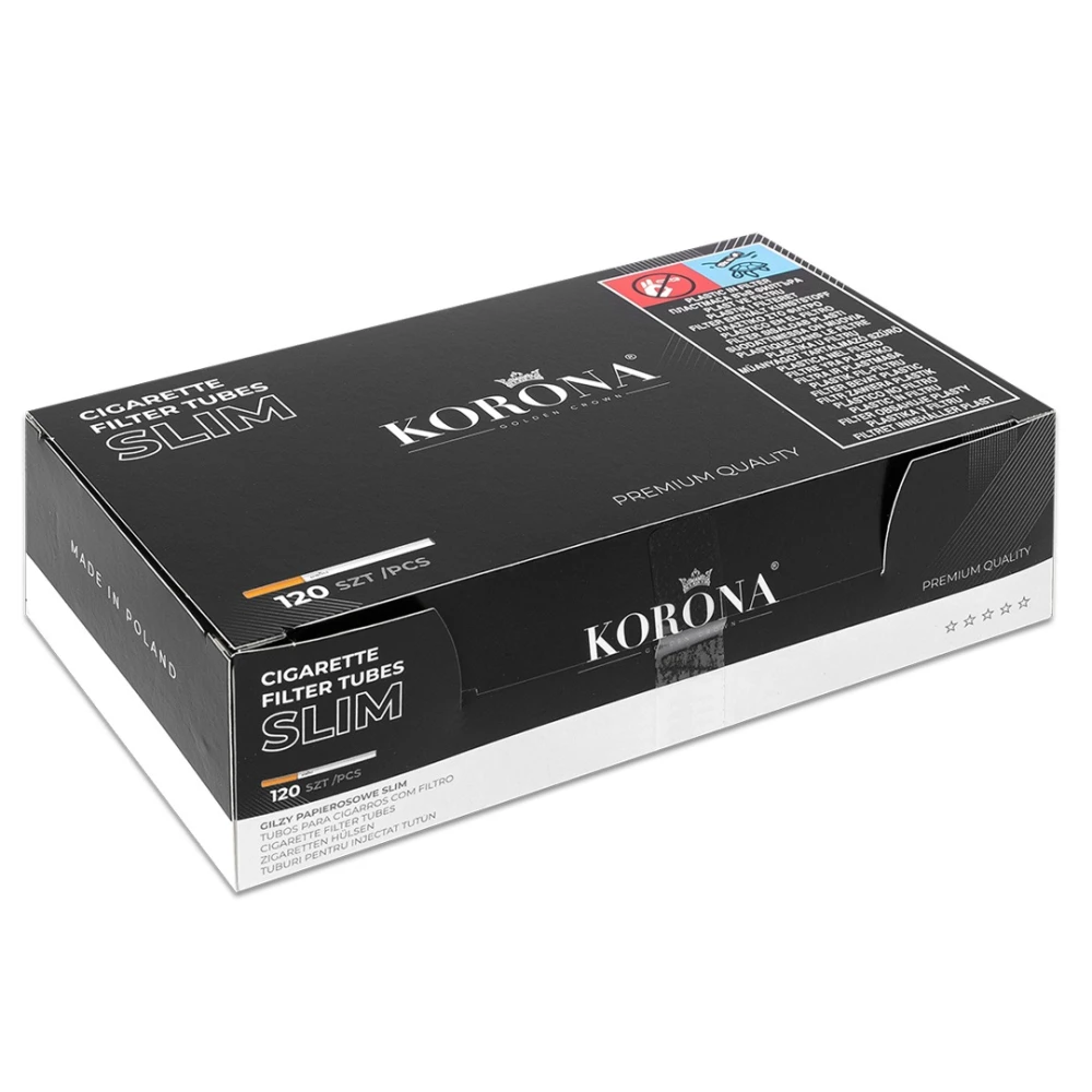 Сигаретні гільзи KORONA SLIM (120 шт)