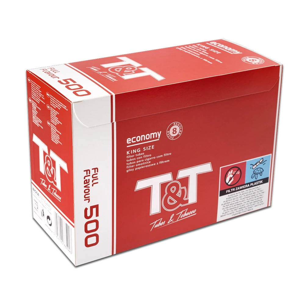 Сигаретні гільзи T&T (500шт)