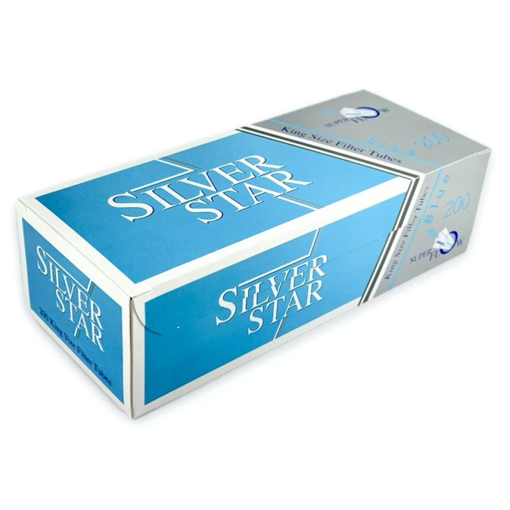 Сигаретні гільзи SILVER STAR BLUE (200 шт)