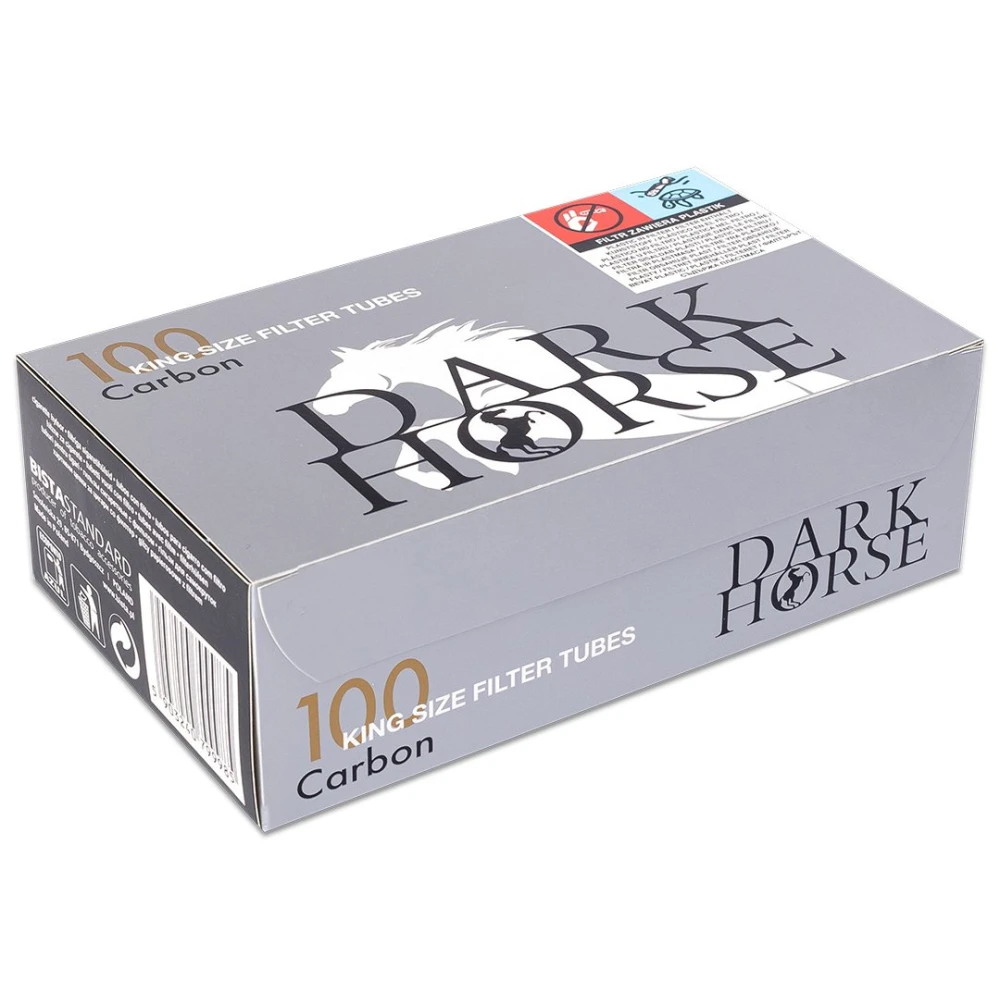 Сигаретні гільзи DARK HORSE CARBON (100 шт)