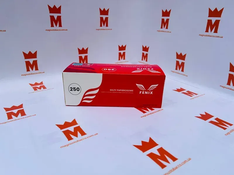 Сигаретні гільзи Fenix 250 — ящик 40×250 шт. (10000 гільз)