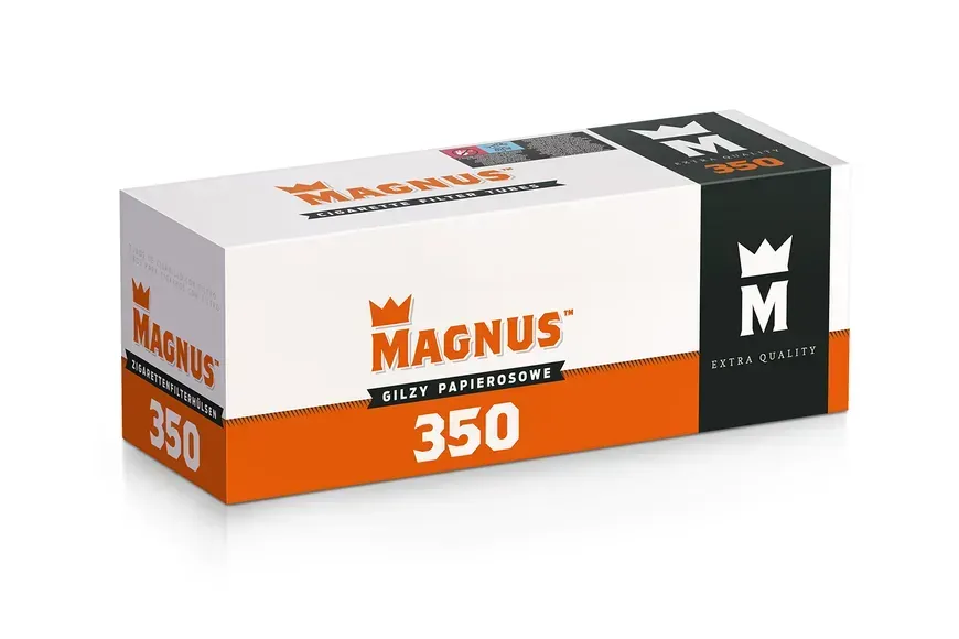 Сигаретні гільзи Magnus 350 — ящик 15×350 шт. (5250 гільз)