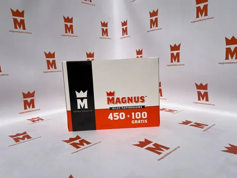 Сигаретні гільзи Magnus 550 — ящик 20×550 шт. (11000 гільз)