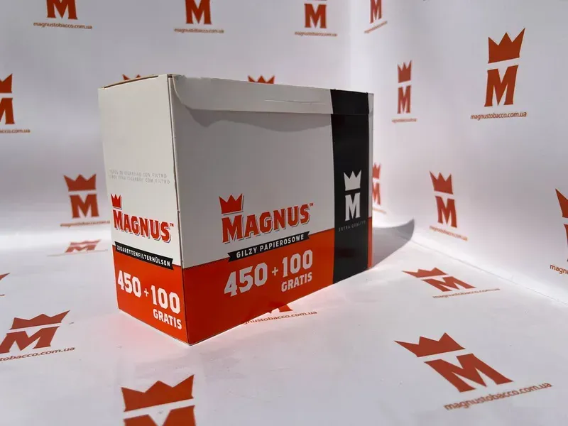 Сигаретні гільзи Magnus 550 — ящик 20×550 шт. (11000 гільз) — 2